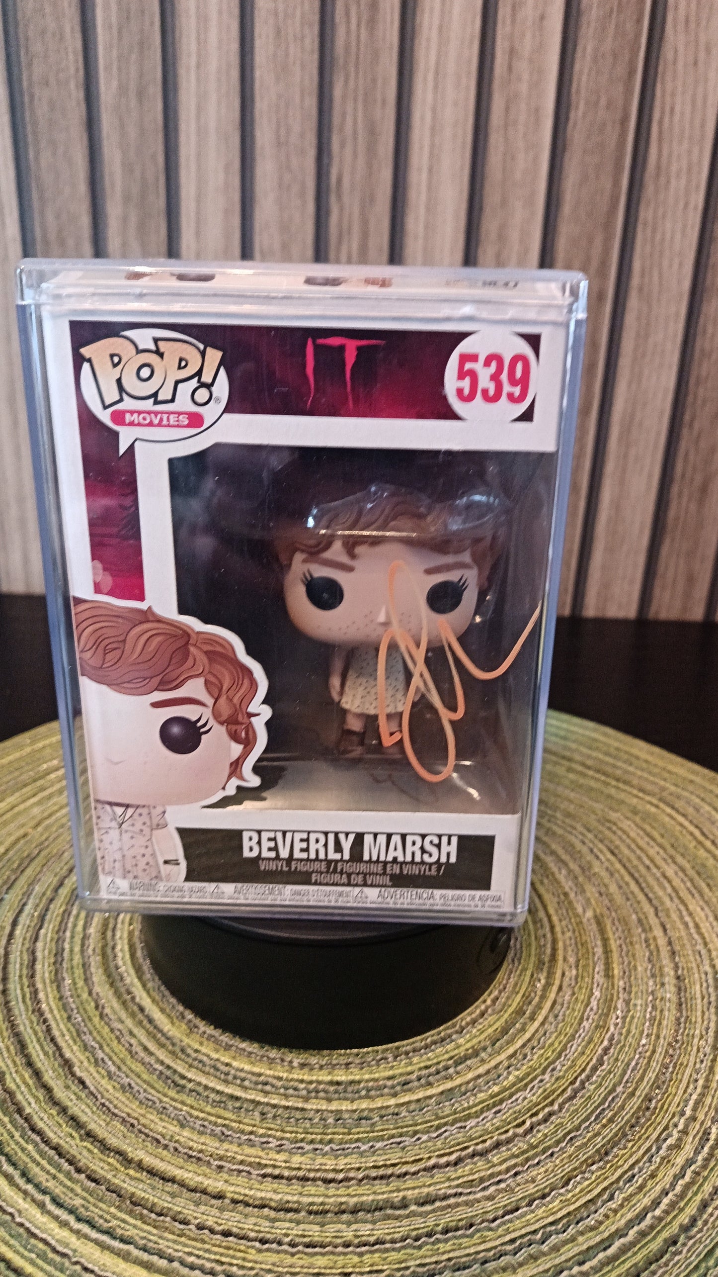 Funko Pop! Movies: IT – Beverly Marsh #539 (Autographed Jessica Chastian , SWAU Certified)