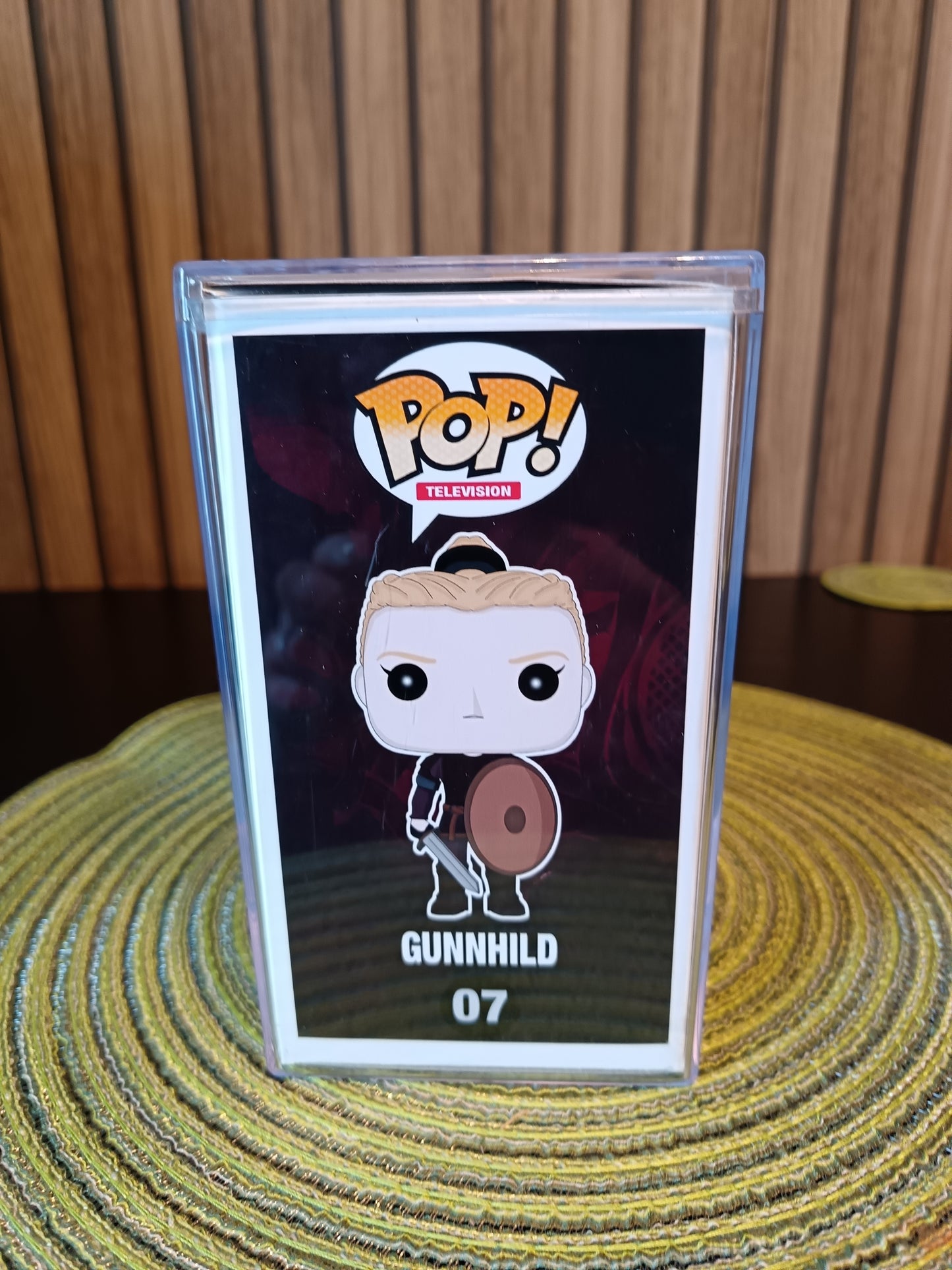 Autographed Funko Pop! Vikings Gunnhild #07 – Signed by Actress w/ Inscription + SWAU COA