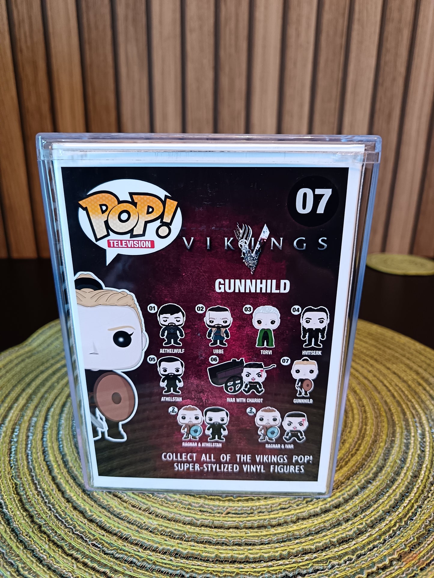 Autographed Funko Pop! Vikings Gunnhild #07 – Signed by Actress w/ Inscription + SWAU COA